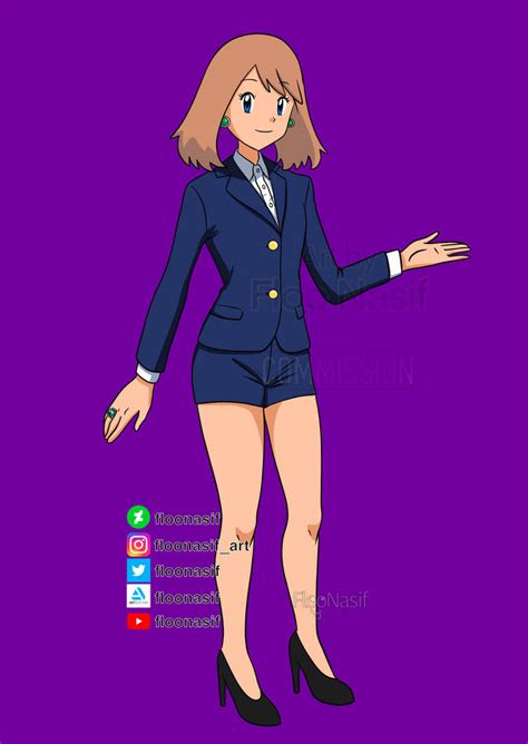 May pokemon outfit office, commission by FlooNasif on DeviantArt