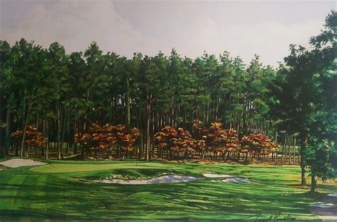 Golf Art Pinehurst No 2 17th Hole Print