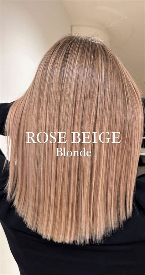 Spring Inspired Hair Colour Ideas To Freshen Your Look Rose Beige Blonde