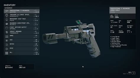 Best Starfield Pistols Weapon Tier List Ranked Cputemper