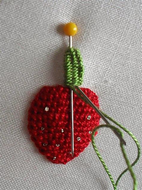 Sew In Love Tutorial Raised Needlelace Strawberry Stumpwork