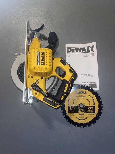 Dewalt Dcs574b Xr Power Detect 20 Volt Max 7 14 In Cordless Circular Saw 2023 885911677165 Ebay