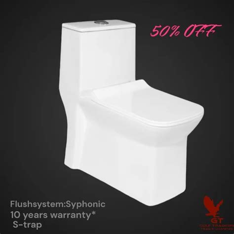 Ceramic Floor Mounted Ewc One Piece Closet Western Toilet European