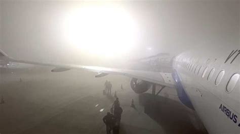 Delhi At Least 100 Flights Delayed Two Diverted As Heavy Fog Envelops