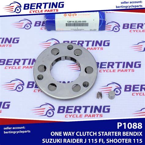 Sgp One Way Clutch Starter Bendix Suzuki Raider J 115 Fi Shooter 115 Genuine 12614 22j30 000