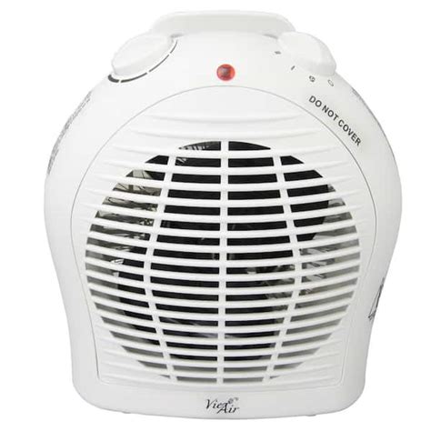 Vie Air 1,500-Watt 2-Settings Electric Portable Fan Heater with ...