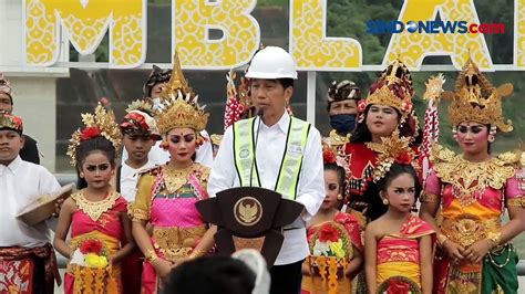 Presiden Jokowi Resmikan Bendungan Danu Kerthi Buleleng Video Dailymotion