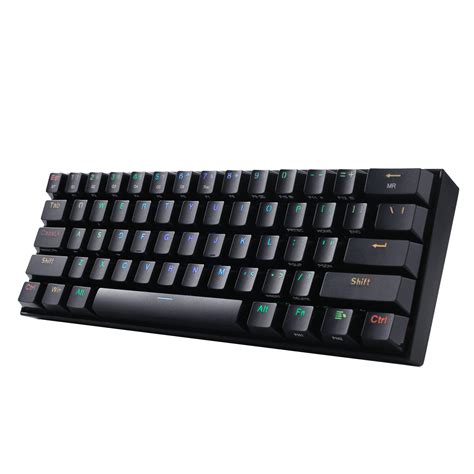 Redragon K530 Draconic 60% Compact RGB Wireless Mechanical Keyboard, 61 ...