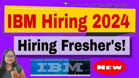 IBM Off Campus Recruitment 2024 Hiring For Freshers As Application