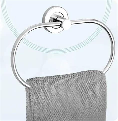 Stainless Steel Silver Ss Oval Towel Ring For Bathroom At Rs Piece