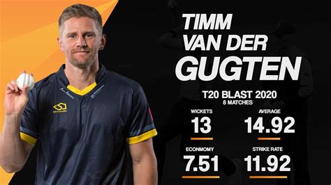 TIMM VAN DER GUGTEN GLAMORGAN CCC T20 VITALITY BLAST HIGHLIGHTS