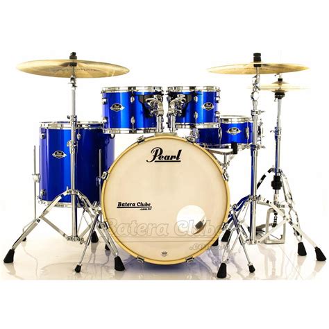 Bateria Pearl Export Exx Series Mahogany High Voltage Blue 22 10 12 16