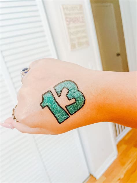 Taylor Swift Eras Tour 13 Temporary Tattoo Swifties 13 Etsy Canada