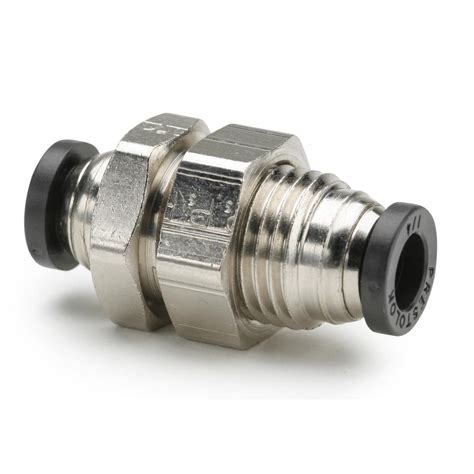 Parker Push To Connect Tube X Tube Fitting Bulkhead Union Od