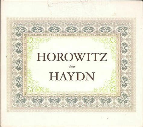 Horowitz Plays Haydn And Clementi Piano Sonatas Cd New Sealed 2003