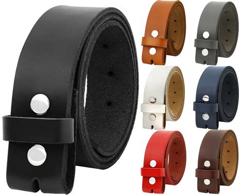 Falari Replacement Genuine Leather Belt Strap Without Buckle Etsy