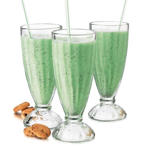 Libbey Fountain Shoppe Milkshake Glasses 12 Ounce Set Of 6