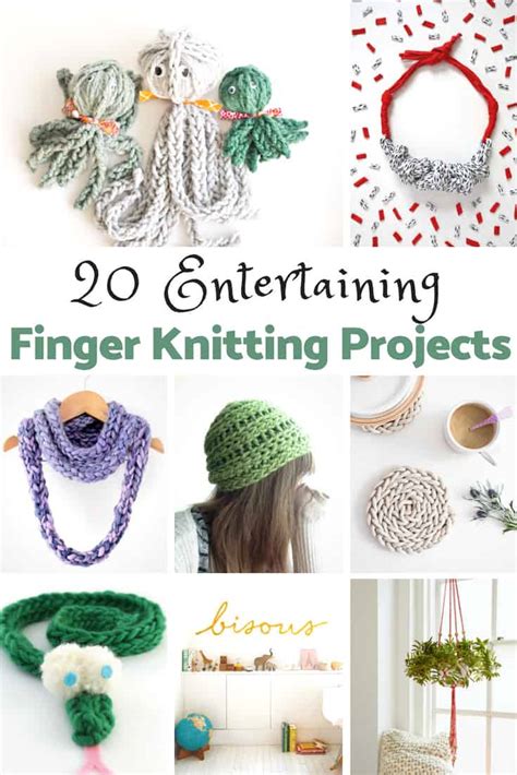 Finger Knitting Projects | My Nourished Home