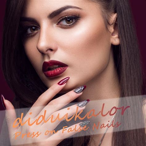 diduikalor 24 piezas de uñas cuadradas a presión uñas postizas cortas de acrílico nude uñas