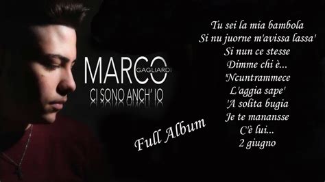 Marco Gagliardi Full Album Ci Sono Anch Io Official Seamusica