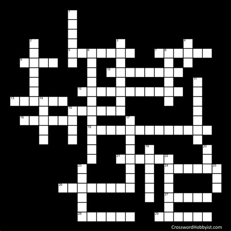 Fables Et Contes De Fées Crossword Puzzle