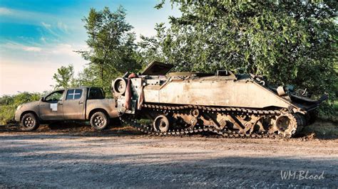 Clash Report On Twitter Damaged Ukrainian M2A2 Bradley ODS SA IFV