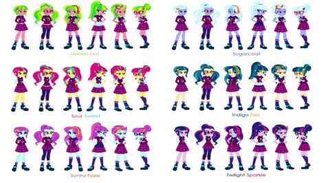 My Little Pony Transforms Color Swap Equestria Girls Shadowbolts All