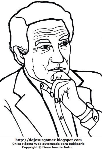 De Jesus G Mez Dibujos De Octavio Paz Para Colorear Pintar Imprimir