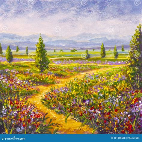 Famous Flower Field Paintings