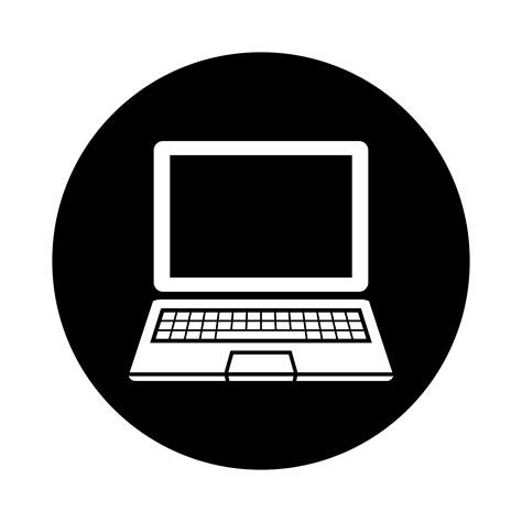 Laptop Computer Vector Icon 551038 Vector Art At Vecteezy