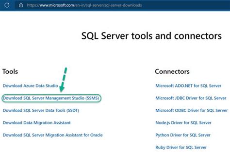 How To Install Microsoft Sql Server Management Studio Ssms