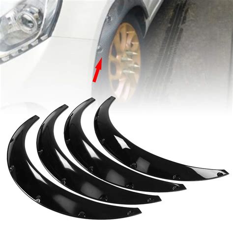 Buy Universal 4Pcs 110mm 4 3in Flexible Car Front Rear Fender Flares