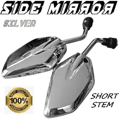 Yamaha Mio Side Mirror Motorcycle Dahon Type Short Stem Colorsilver