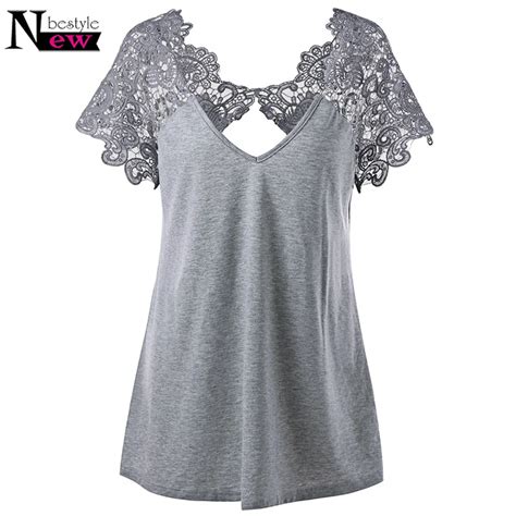 Female Summer Plus Size Lace T Shirt Hollow Out Lace Paisley Top Tees Casual Short Sleeve T