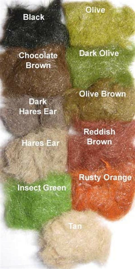 Hareline Hare S Ear Plus Dub Fly Tying Dubbing Ebay