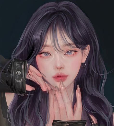 현피치 𝓱𝔂𝓾𝓷𝓹𝓮𝓪𝓬𝓱 🍑 On Instagram “정해진대로” Gothic Anime Girl Dark Anime