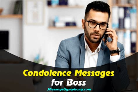 Condolence Messages For Boss Messagesymphony