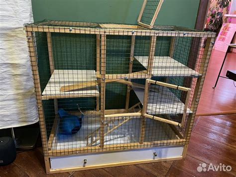 Клетка для грызунов большая деревянная купить в Москве | Животные и ...