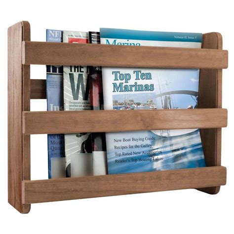 Teak Magazine Rack By Whitecap