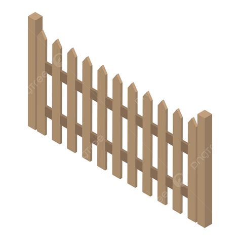 Wood Fence Clipart Transparent Background, Traditional Wood Fence Icon ...