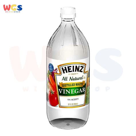 Jual Heinz All Natural Distilled White Vinegar Acidity Oz Ml