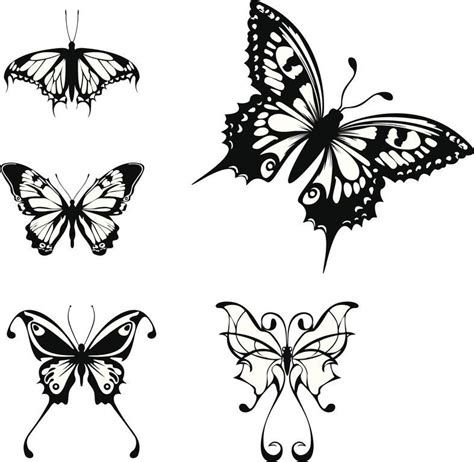 Dibujos De Mariposas Para Tatuajes 3 Line Art Tattoos Tattoo Drawings Body Art Tattoos Tribal