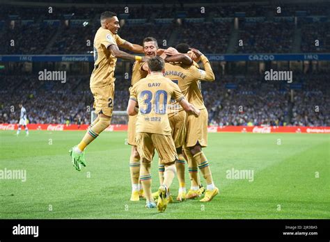 Fc barcelona 2 1 real sociedad Banque de photographies et dimages à