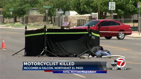 Motorcyclist Killed In Northeast El Paso Crash Youtube