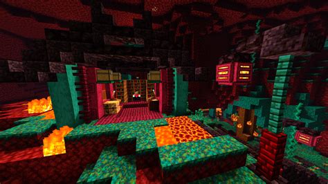 Survival Nether Base Mapa Construcción