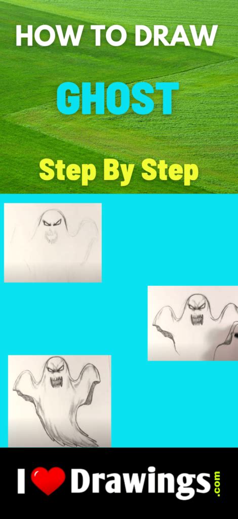 Love Drawings Easy Drawings Ghost Drawing Easy Step By Step Drawing New Things To Learn