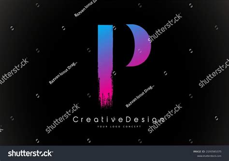 P Letter Logo Design Creative Pink Stock Vector (Royalty Free ...