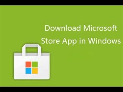 تثبيت مايكروسوفت ستور بخطوة واحدة l How to install Microsoft Store in a