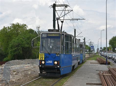 Краков Konstal 105Na HZ262 Фото Городской электротранспорт