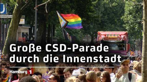 Csd Parade Tausende Menschen Feiern Den Christopher Street Day Youtube